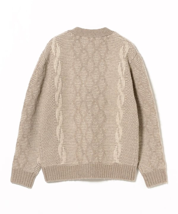 BEAMS PLUS（ビームス プラス）Cardigan Heavy Cable Pattern