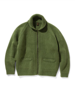 ▲【予約・イベント限定】BATONER / 別注 Cashmere Cowichan Sweater
