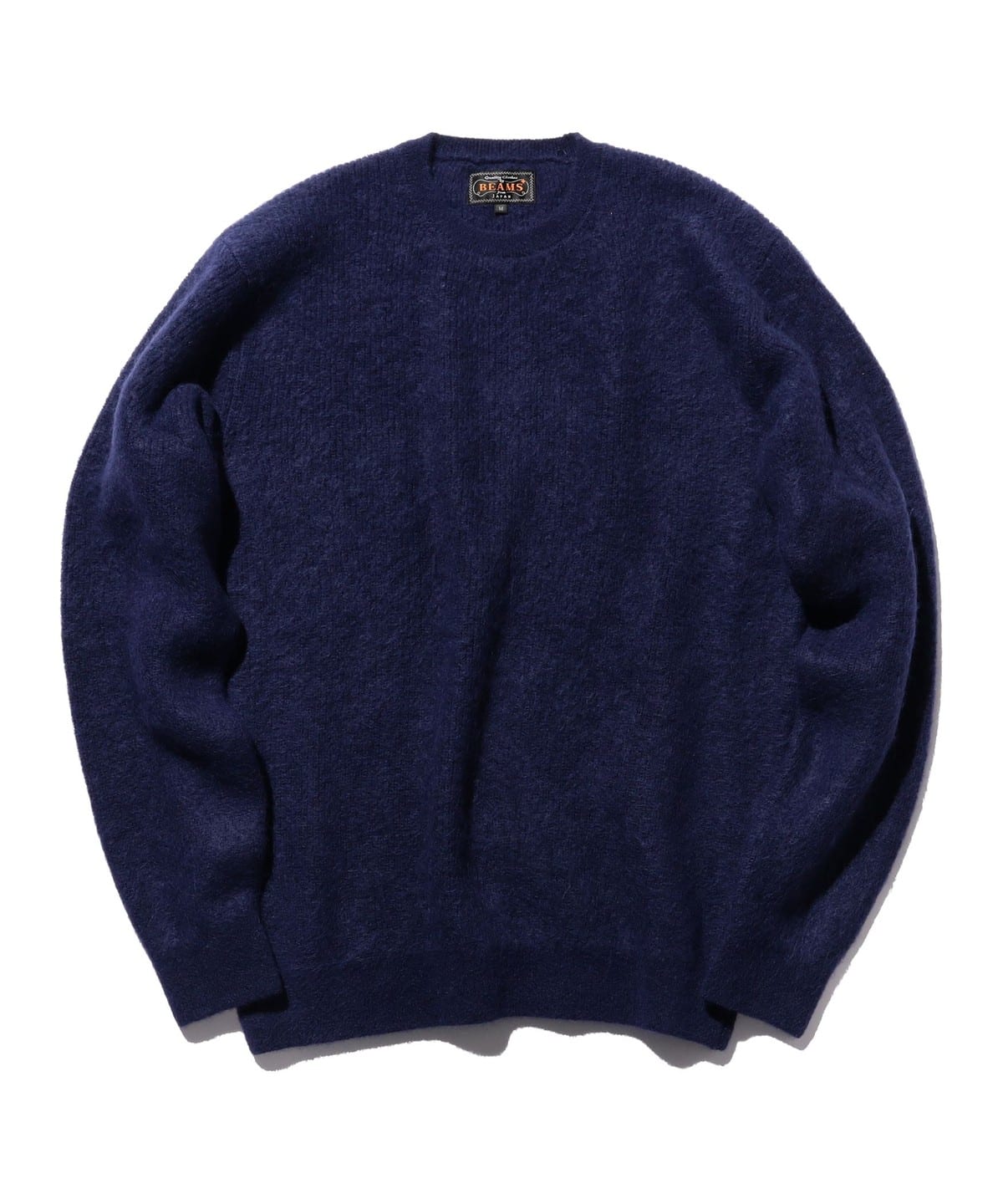 Crew Garter Stitch 7G トップス MEN NAVY S Crew Garter Stitch 7G トップス MEN NAVY S