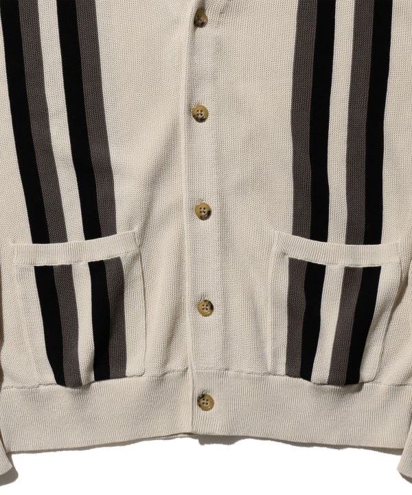 BEAMS PLUS（ビームス プラス）Cardigan Stripe（トップス