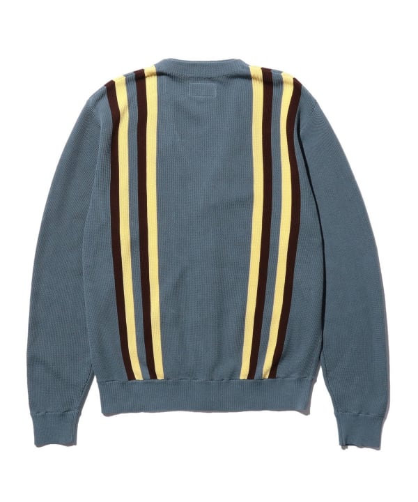 【未使用】完売品 ビームスプラス BEAMS + インディゴカーディガン L BEAMS PLUS（ビームス プラス）Cardigan Indigo Patchwork Like