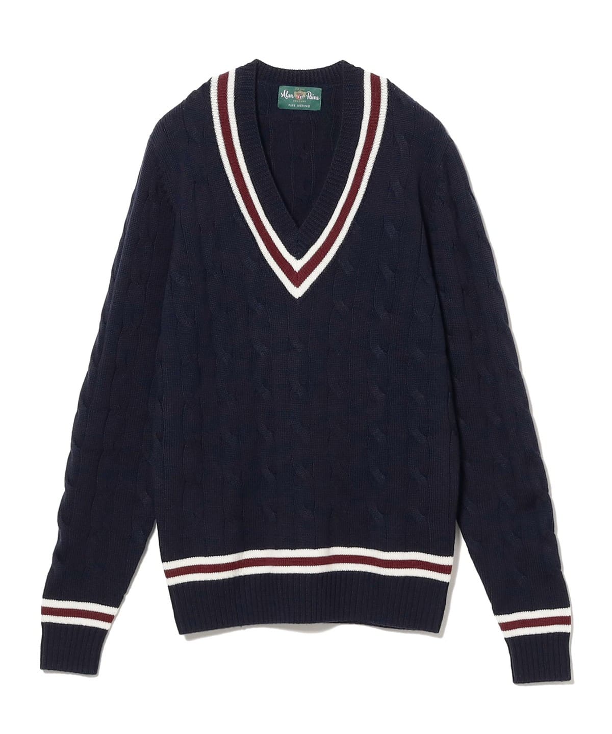 BEAMS PLUS（ビームス プラス）ALAN PAINE / 7G Cricket Sweater