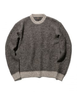 Crew Inlay Mohair Wool Silk