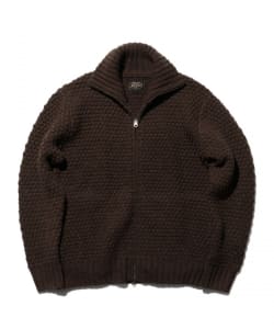 Full Zip Style Popcorn Pattern