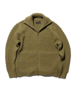 Full Zip Style Popcorn Pattern