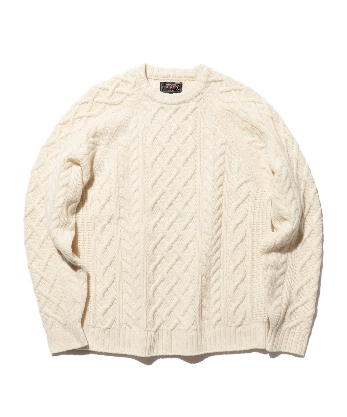 BEAMS PLUS（ビームス プラス）Crew Aran 5G（トップス ニット