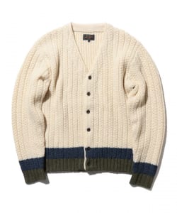 Cardigan Rib Stitch Line Color