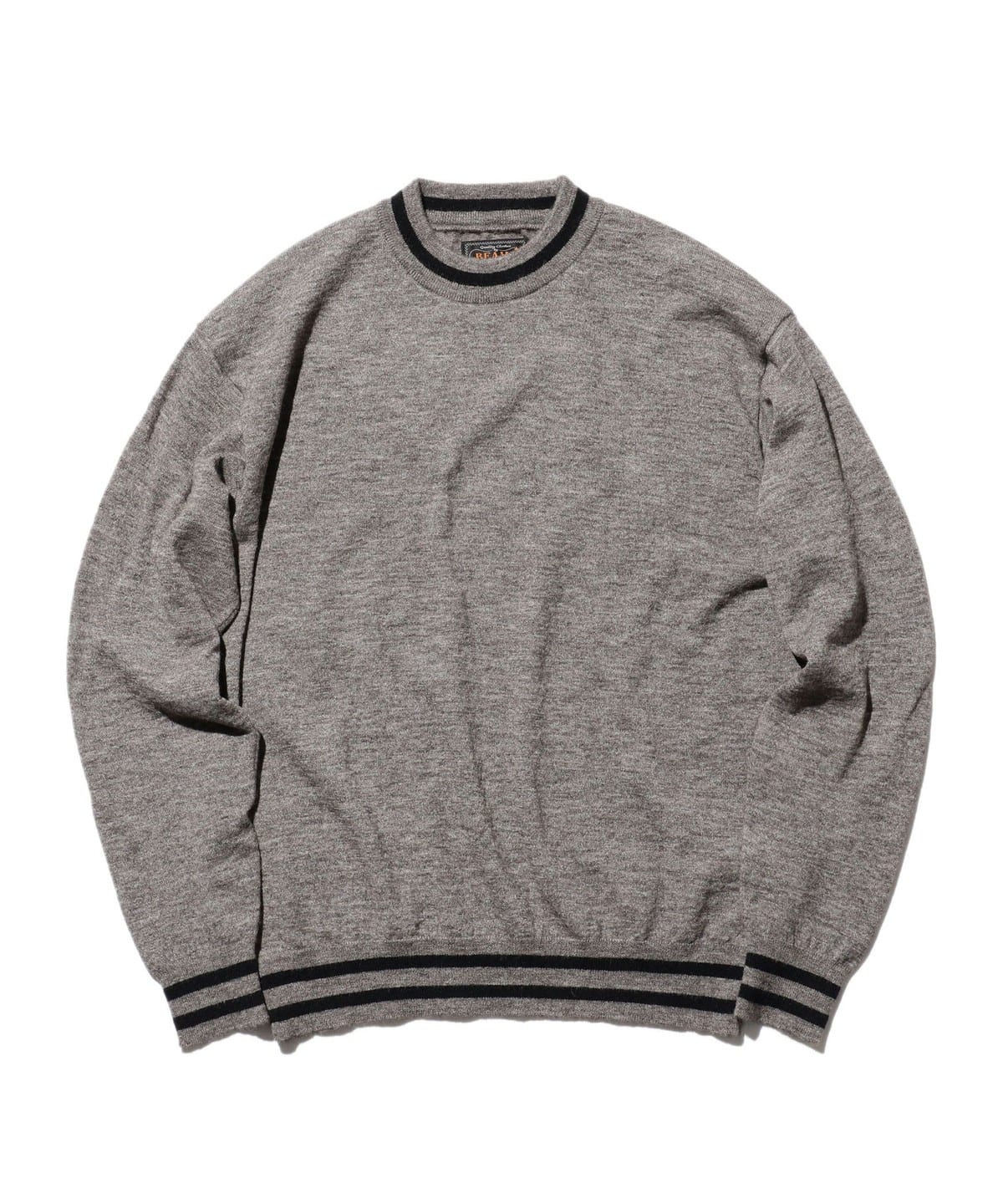 BEAMS PLUS（ビームス プラス）Rib Line Crew Alpaca Wool 14G
