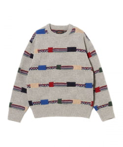 Crew Jacquard Fair Isle Stripe 5G