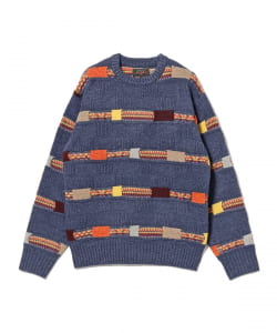 Crew Jacquard Fair Isle Stripe 5G
