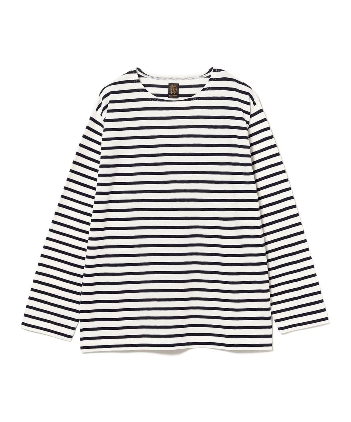 【別注】BATONER バトナー / BASQUE SHIRT トップス MEN NATURAL*NAVY 2 【別注】BATONER バトナー / BASQUE SHIRT トップス MEN NATURAL*NAVY 2