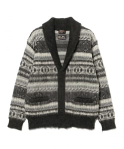 Shawl Collar Cardigan Shaggy 3G