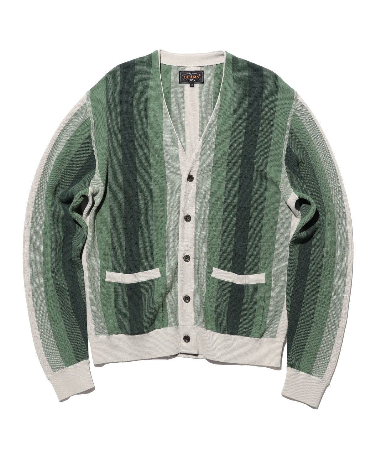 BEAMS PLUS（ビームス プラス）Cardigan Multi Stripe（トップス