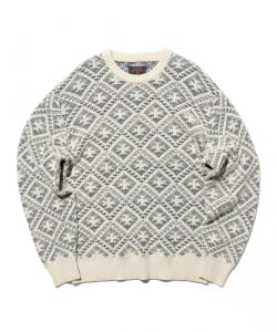 Crew Double Jacquard Indigo Yarn