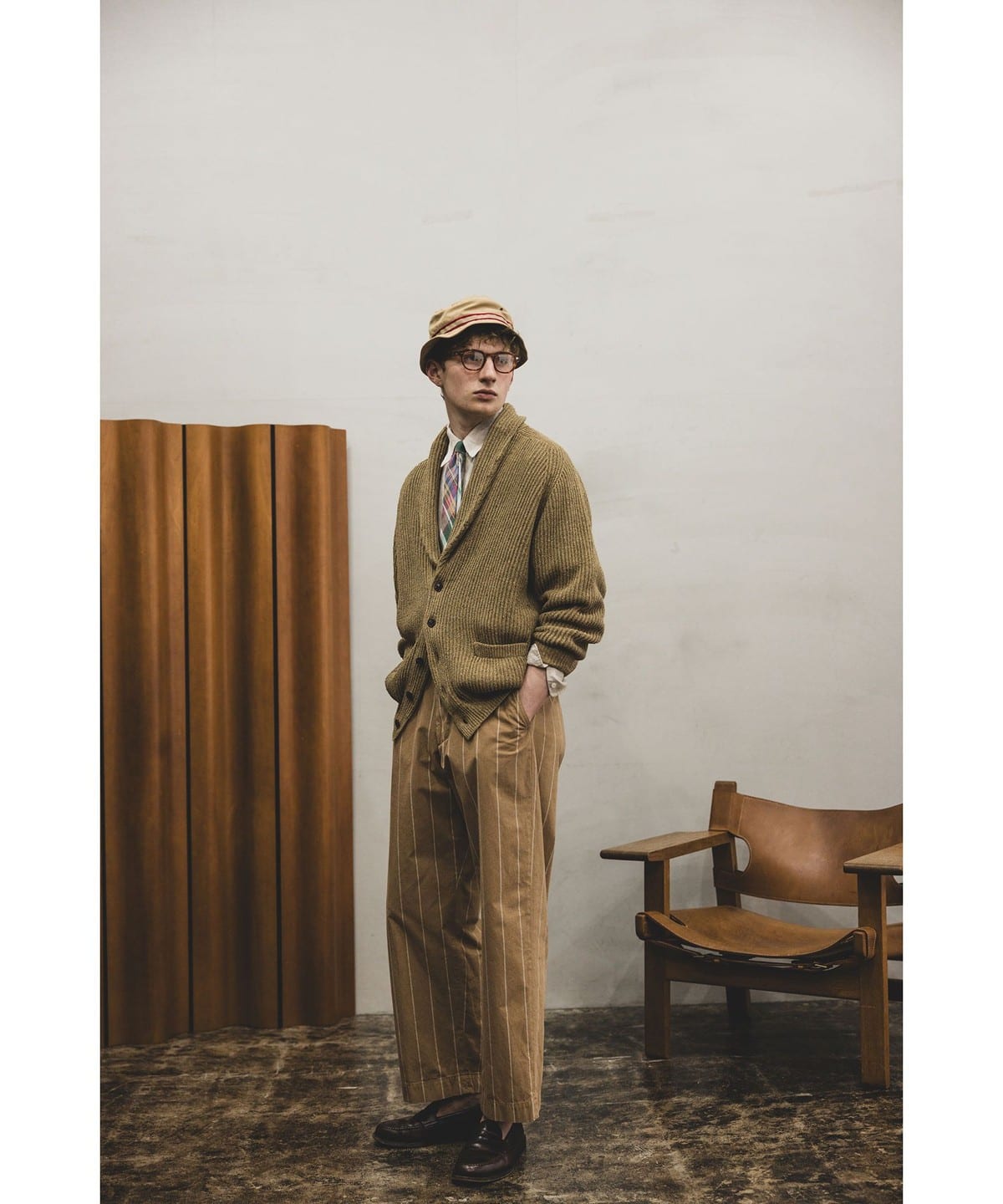 BEAMS PLUS（ビームス プラス）【別注】BATONER / SHAWL CARDIGAN