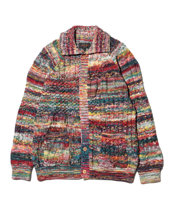 Aran Cardigan Kasuri