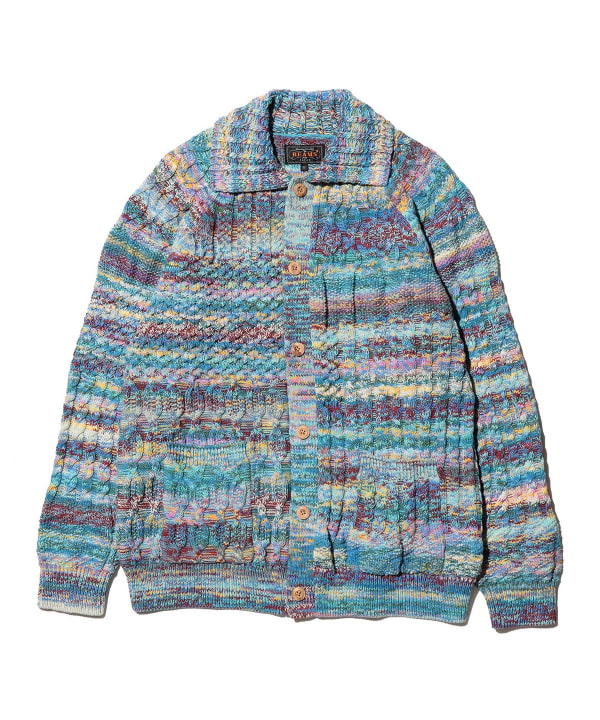 Aran Cardigan Kasuri