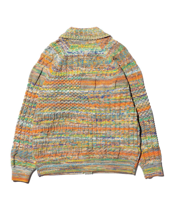 Aran Cardigan Kasuri
