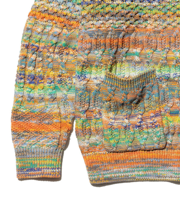 Aran Cardigan Kasuri