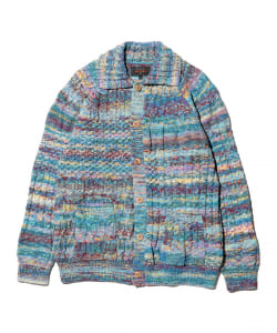 Aran Cardigan Kasuri