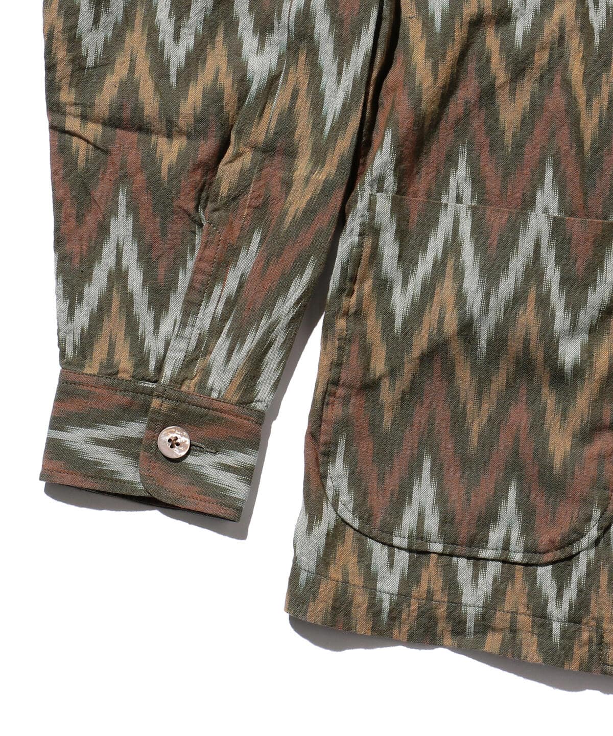 BEAMS PLUS（ビームス プラス）イカット 4ボタン カフス ジャケット