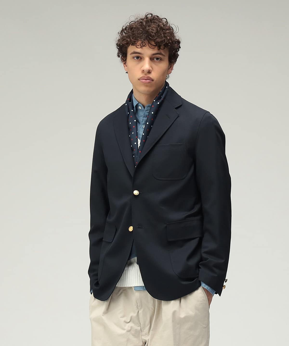 【良品】BEAMSウール100%ジャケット BEAMS PLUS 3B BEAMS PLUS Combat Wool (Jacket, Casual Jacket) for