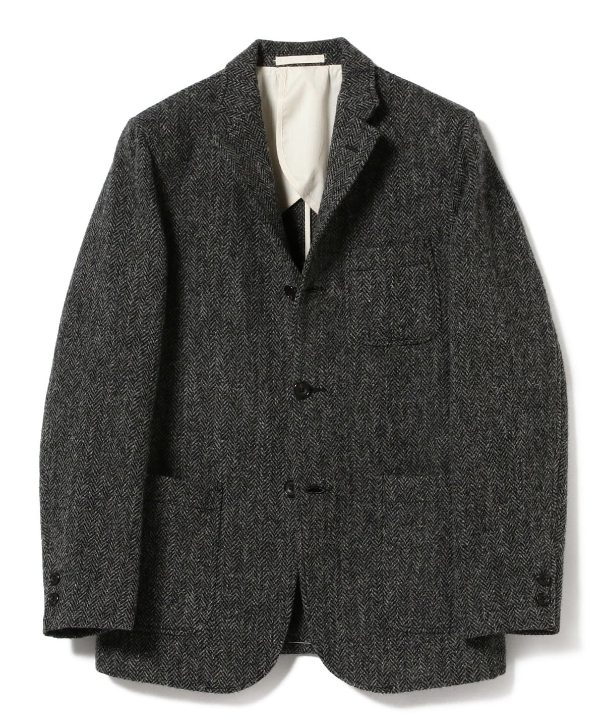 BEAMS PLUS（ビームス プラス）3B Jacket Harris Tweed（ジャケット カジュアルジャケット）通販｜BEAMS