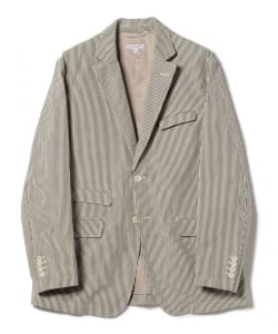 ▲ENGINEERED GARMENTS / Andover Jacket -Navy Seersucker Stripe