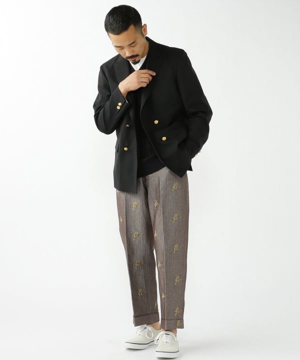 ビームス+　ブレザー　4B Double Breasted Blazerl　L BEAMS PLUS（ビームス プラス）4B Double Breasted Blazer Wool