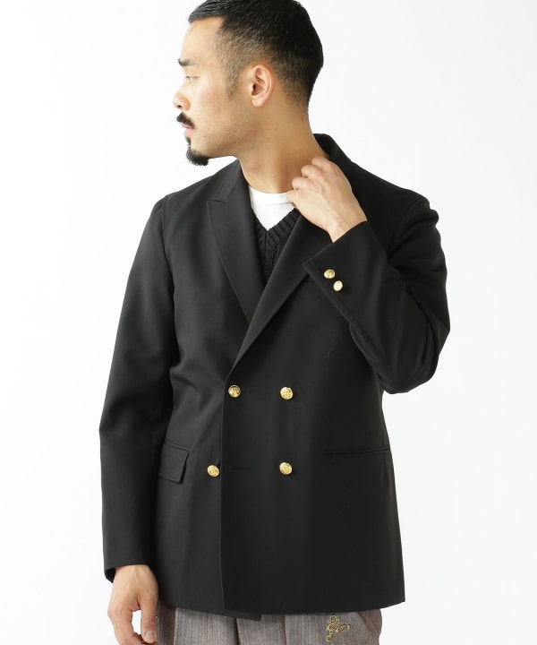 BEAMS PLUS（ビームス プラス）4B Double Breasted Blazer Wool