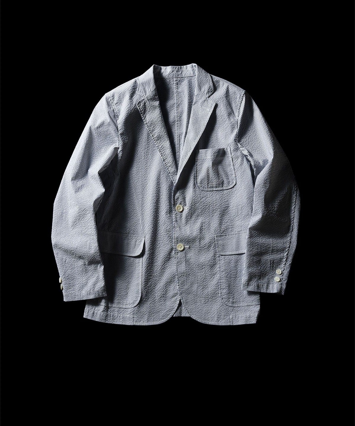 【ほぼ未使用】BEAMS PLUS シアサッカー 3Bジャケット 38160196139_D_1.jpg