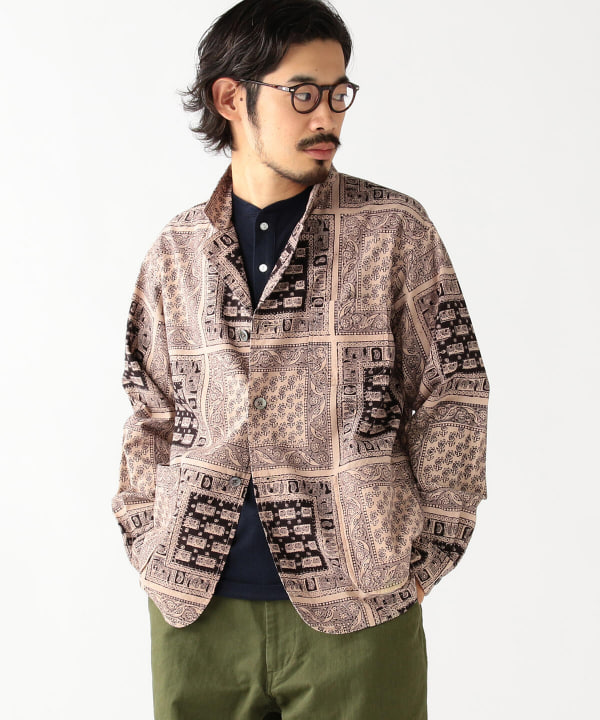 【新品】BEAMS ペイズリー柄 サマージャケット XLサイズ