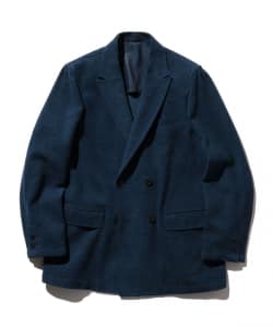 コットンモール ツイード 4ボタン ダブルブレステッド ジャケット