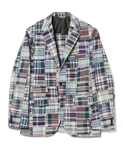 ▲KENNETH FIELD / '50s Uncon Ⅱ Change Pocket Jacket Madras Patch