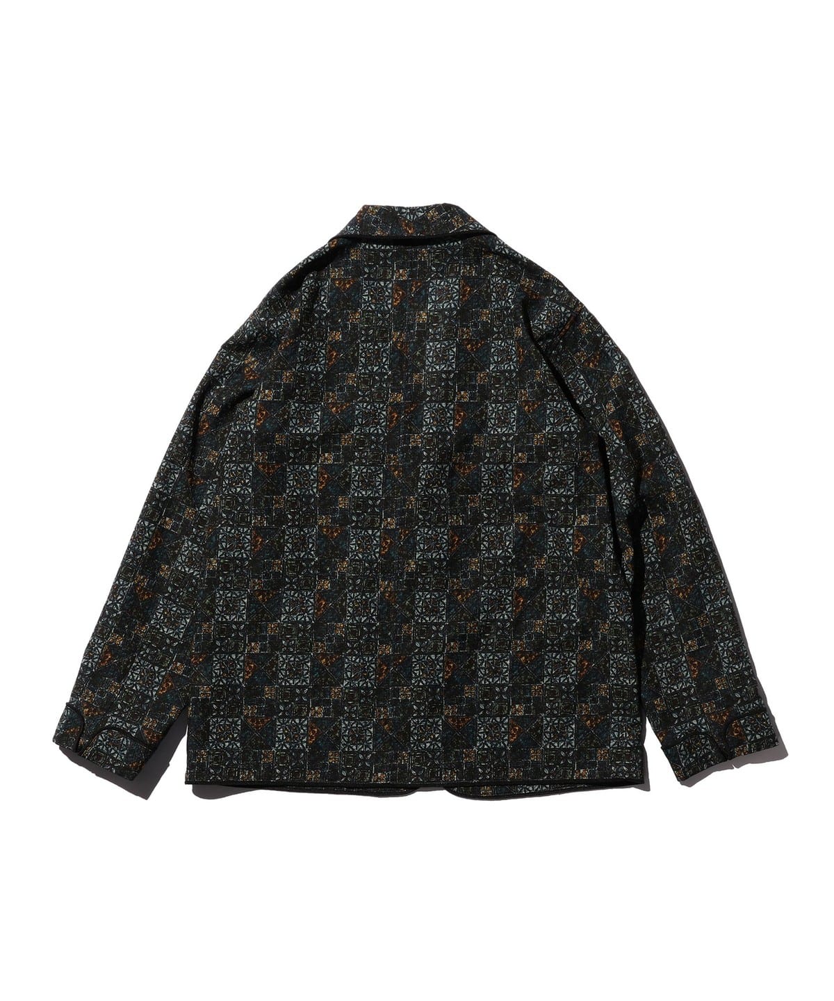 BEAMS PLUS（ビームス プラス）1B Smoking Jacket Slab Mesh Print