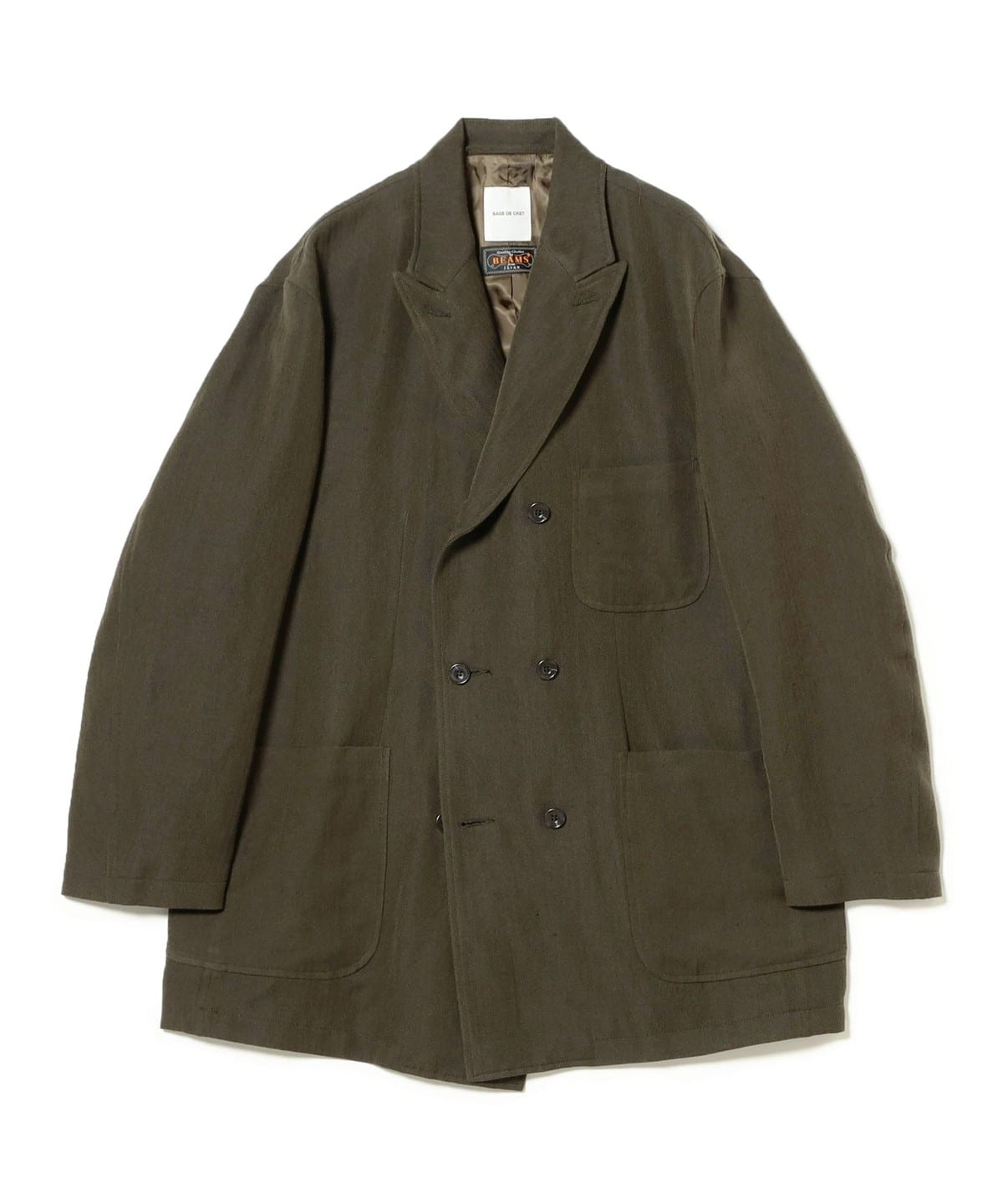 BEAMS PLUS（ビームス プラス）【別注】sage de cret / 6 Button Double Breasted Jacket  Herringbone（ジャケット カジュアルジャケット）通販｜BEAMS