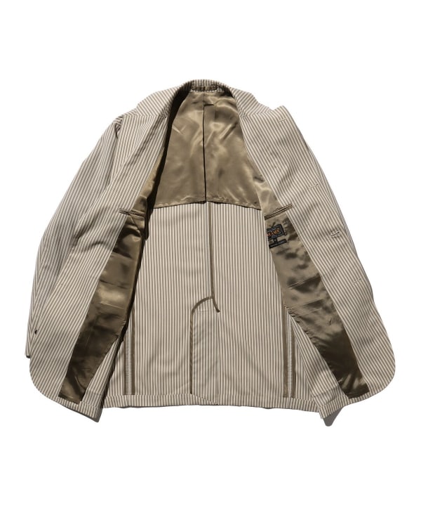 BEAMS PLUS BEAMS PLUS Box-fit Wool Stripe (Jacket, Casual BEAMS PLUS BEAMS PLUS Box-fit Wool Stripe (Jacket, Casual