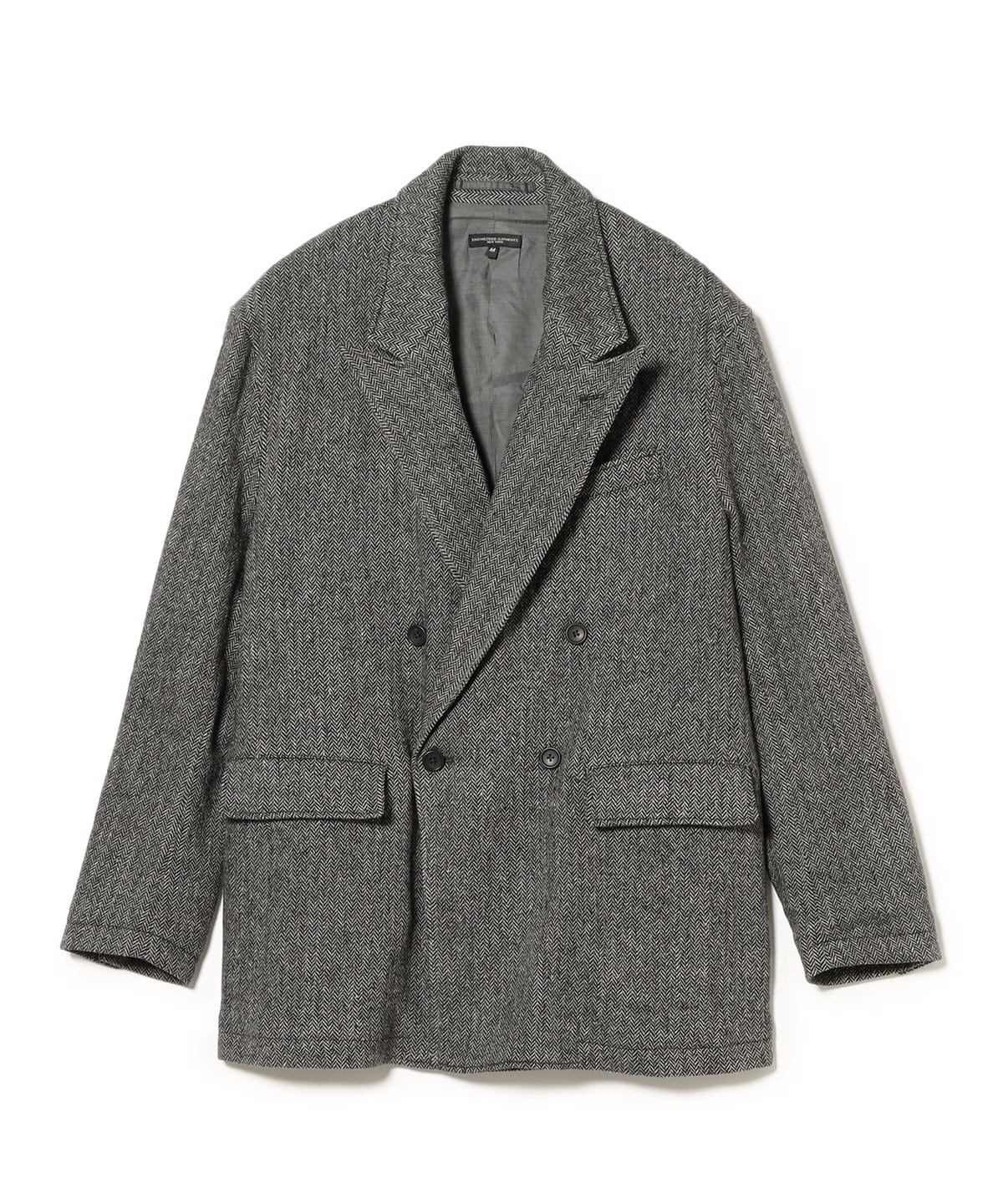 BEAMS PLUS（ビームス プラス）ENGINEERED GARMENTS / DBL Peak Jacket - Poly Wool HB（ジャケット  テーラードジャケット）通販｜BEAMS