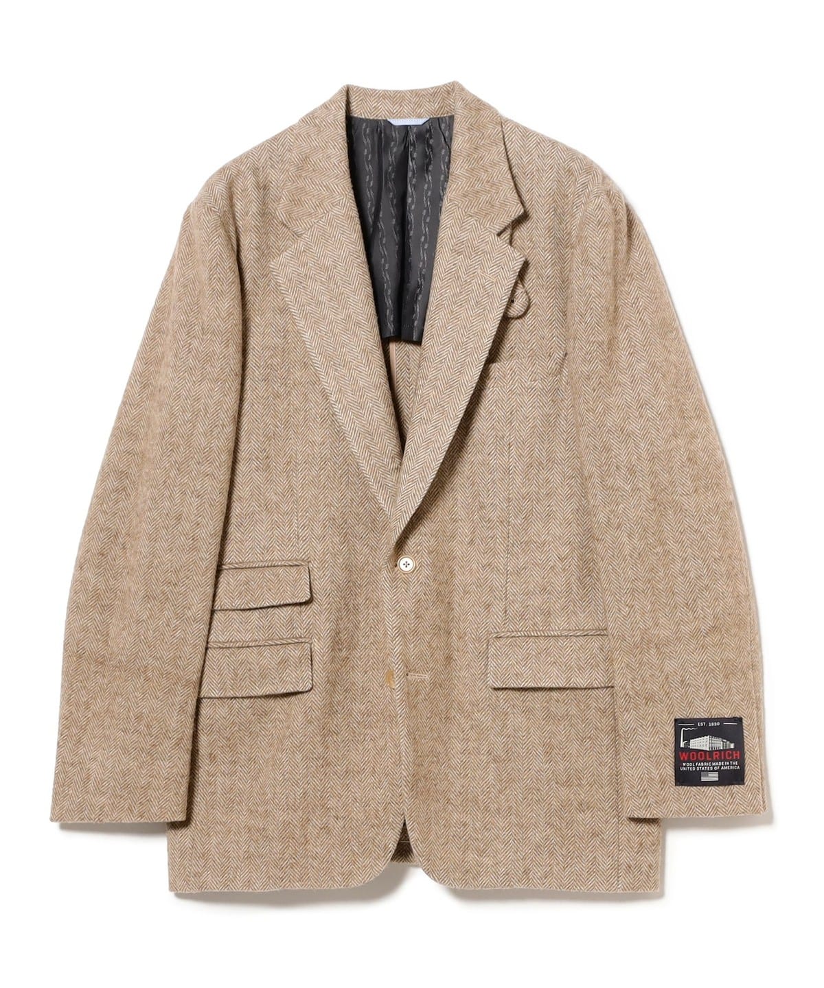 BEAMS PLUS（ビームス プラス）KENNETH FIELD / 2B Uncon Ticket Pocket Woolrich  usa（ジャケット テーラードジャケット）通販｜BEAMS