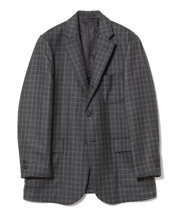 BEAMS PLUS（ビームス プラス）3B Box-fit Wool Plaid Double Weave