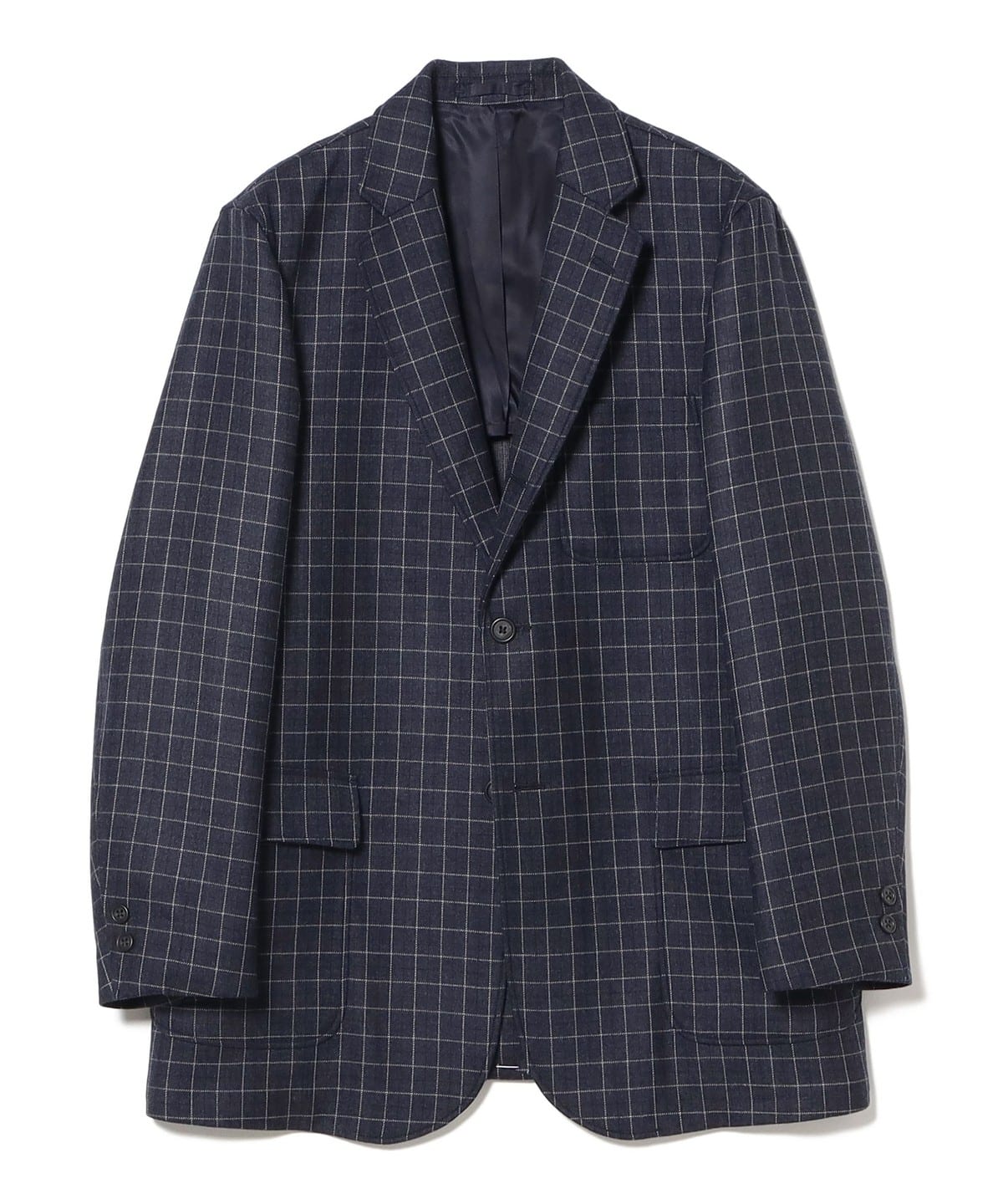 BEAMS PLUS（ビームス プラス）3B Box-fit Wool Plaid Double Weave