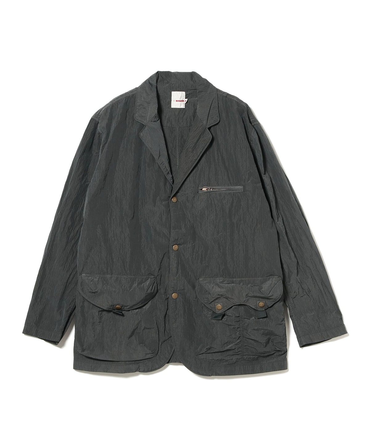 【別注】dip ディップ / Military Nylon Lapel Jacket ジャケット MEN BLACK XL 【別注】dip ディップ / Military Nylon Lapel Jacket ジャケット MEN BLACK XL