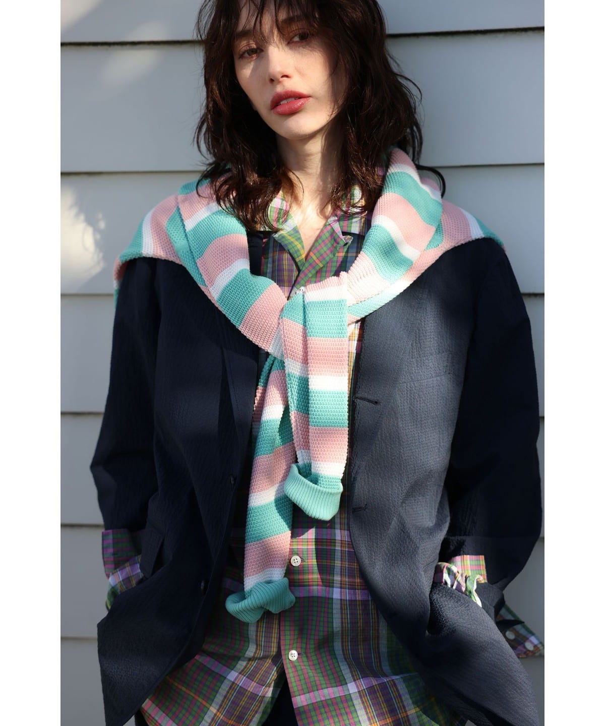BEAMS PLUS BEAMS PLUS Anywhere(wear) Jacket Seersucker Plaid