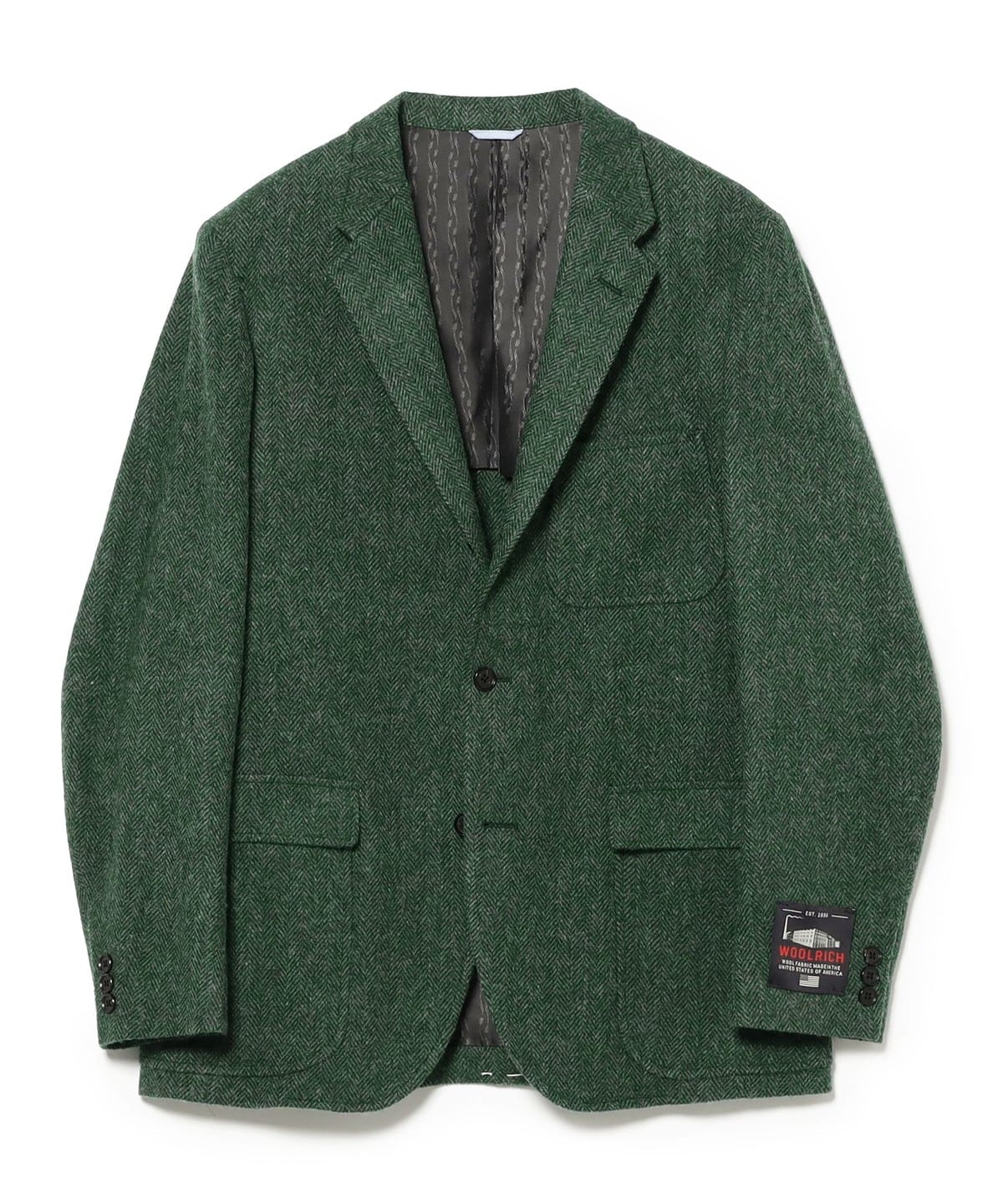 KENNETH FIELD ケネスフィールド / Uncon Ⅱ Wool Rich USA ジャケット MEN GREEN 42 KENNETH FIELD ケネスフィールド / Uncon Ⅱ Wool Rich USA ジャケット MEN GREEN 42
