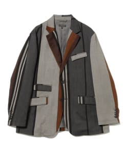 ENGINEERED GARMENTS / ANDOVER JACKET - WIDE STRIPE WORSTED WOOL