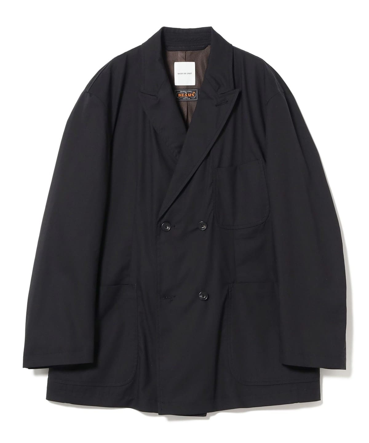 �y�ʒ��zsage de cret �T�[�W���f�N�� / Jet Setter Jacket �W���P�b�g MEN BLACK L