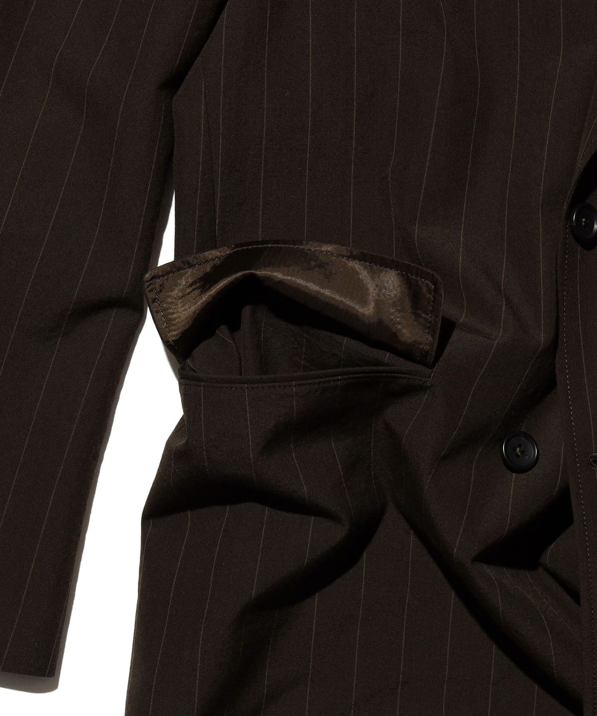 BEAMS PLUS（ビームス プラス）4B Double Breasted Blazer Wool Stripe