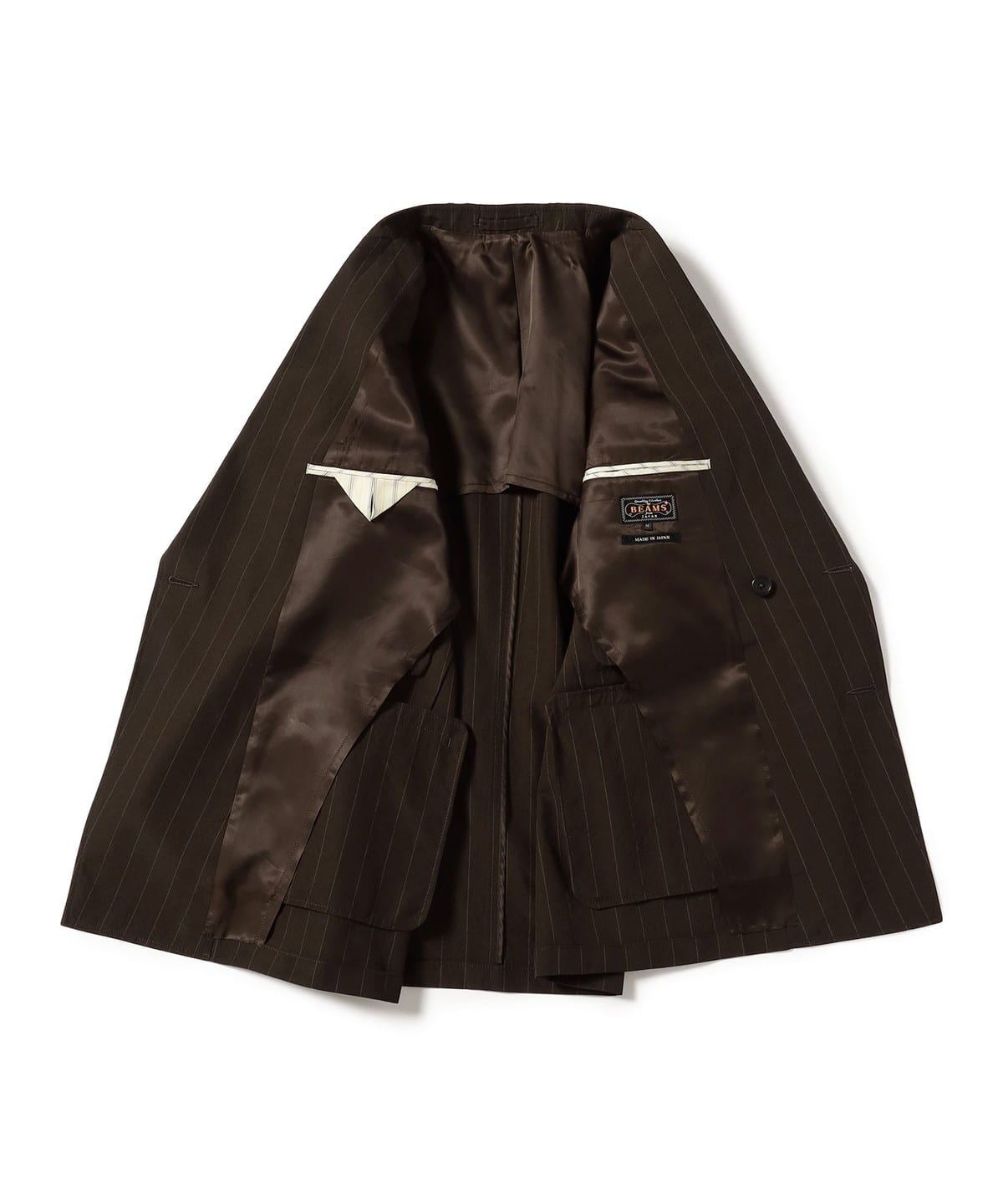 BEAMS PLUS（ビームス プラス）4B Double Breasted Blazer Wool Stripe