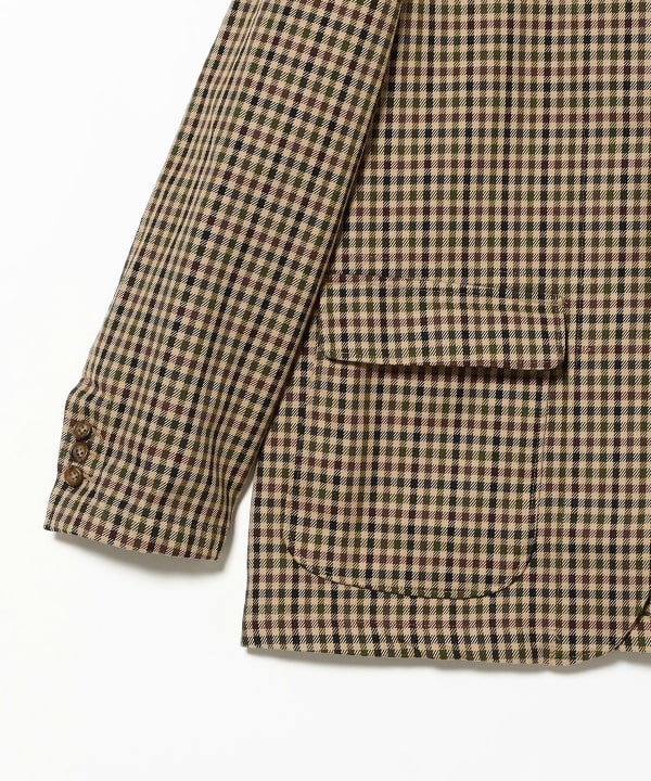 ENGINEERED GARMENTS / LOITER JACKET - BROWN/OLIVE HEAVY GUNCLUB CHECK