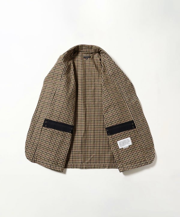 ENGINEERED GARMENTS / LOITER JACKET - BROWN/OLIVE HEAVY GUNCLUB CHECK